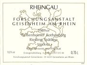 Forsch Geisenheim_Geisenheimer Rothenberg_spt trk 1989